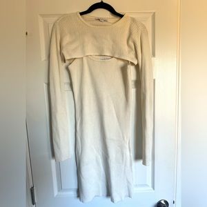 White Sweater Dress